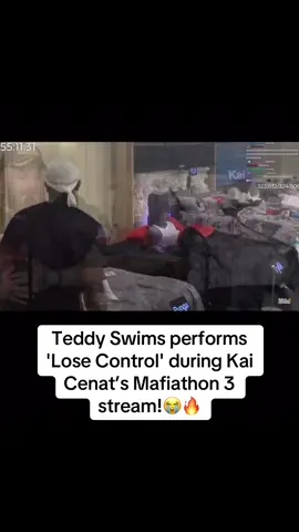 Teddy Swims performs 'Lose Control' during Kai Cenat’s Mafiathon 3 stream!😭🔥 #teddyswims #kaicenatclips #kaicenat 
