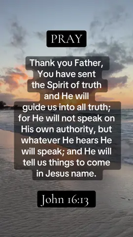 Weekly Prayer! John 16:13 #prayer #pray #trust #Jesus #christiantiktok 