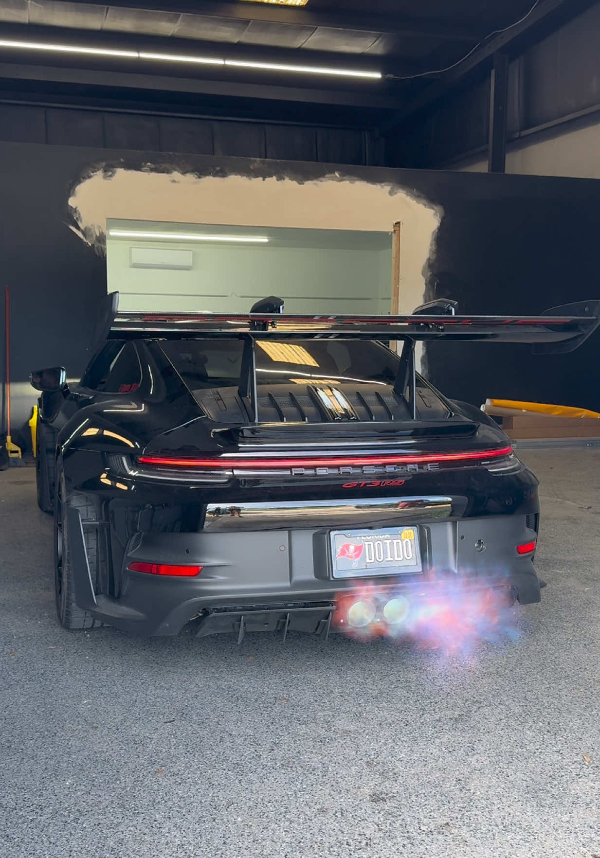 Porsche 992 GT3RS Stage 2 Performance Package 🚀 @fabspeed_motorsport Exhaust, ECU Unlock + Map Switch Tune (93/E85) 🔥 @doido_veloz  Remote Tuning Available for MOST European & Exotic Cars. Contact us on instagram (in bio) 📲  - - #dmetuningflorida #porsche #porsche911 #porschegt3rs #car   