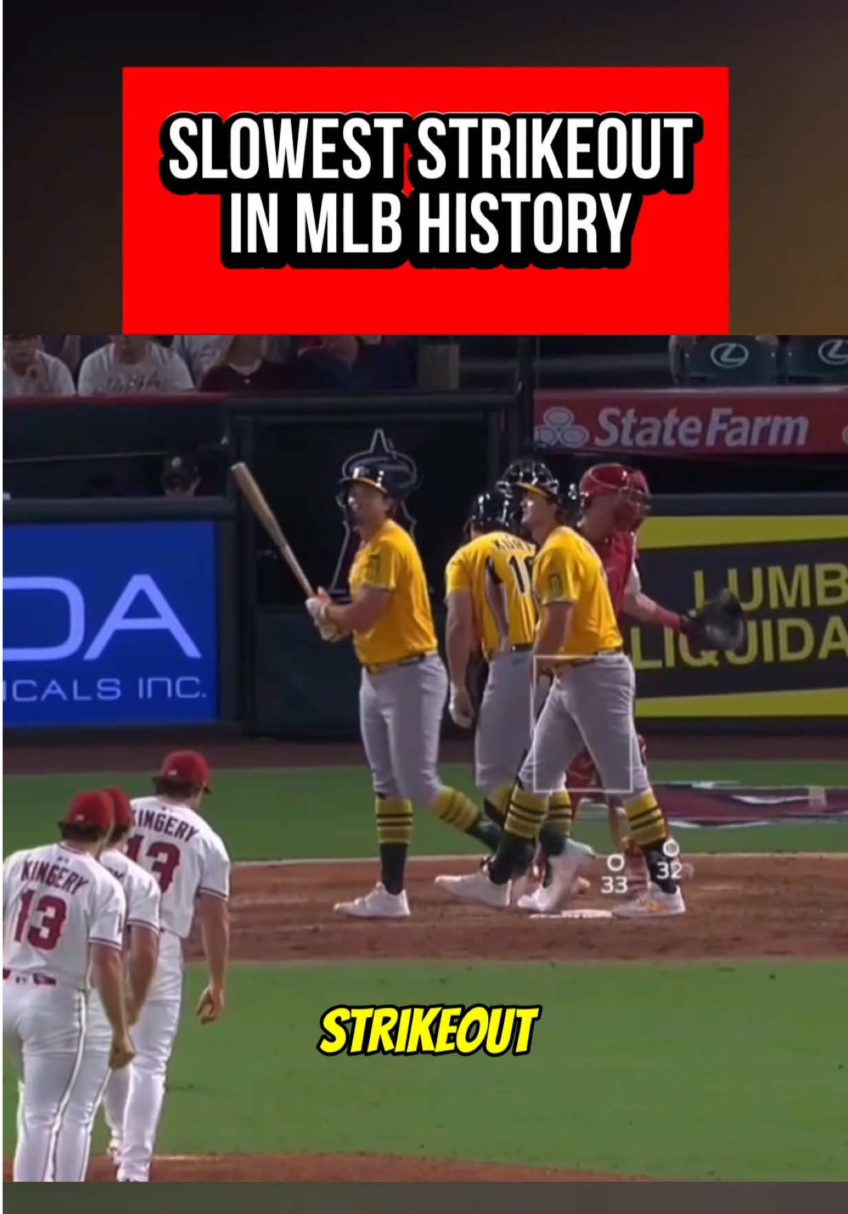 The Slowest Strikeout in MLB History! (Or at least since we’ve been measuring pitch velo)  Nick Kurtz experiences the highs and lows of baseball in 1 season 🙂 #MLB #baseball #pitchingninja #pitching 