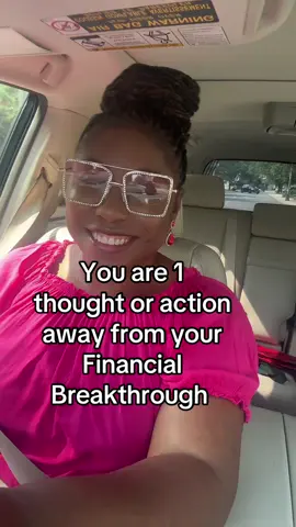 You are one thought or action away from your financial breakthrough.  #motivation #affirmations  #positivevibes  #financialbreakthrough  #moneymindset 