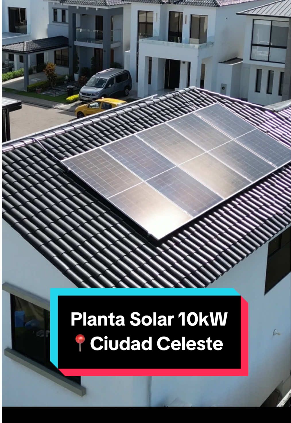 💲 Desde $11.490 puedes tener tu planta solar híbrida con 5 kWh de respaldo y generar tu propia energía ☀️⚡ En este proyecto instalamos una planta solar híbrida en Ciudad Celeste, Samborondón, diseñada para cubrir prácticamente toda la casa: ✅ 4 aires acondicionados (18 000 – 24 000 BTU) ✅ Refrigerador y microondas ✅ Toda la iluminación y tomacorrientes 🔌 El cliente priorizó la autonomía total, asegurando respaldo constante ante cortes de energía. Además, en caso de tener excedentes, puede venderlos a la empresa eléctrica mediante el medidor bidireccional y recibir crédito en su siguiente factura 💸 📊 Características de esta instalación: 🔹 14 paneles solares JA Solar 565 W 🔹 1 inversor híbrido de 10 kW 🔹 Banco de 3 baterías de litio 51.2 V 100 Ah (15 kWh de respaldo) 🔋 🔹 Medidor Bidireccional Con esta planta, el cliente ahorra todos los meses, mantiene su casa operativa incluso en apagones y usa energía 100 % limpia 🌱. 📲 Cotiza el tuyo en 👉 www.prodidec.com 💡 Ahorra, gana y asegura tu energía 24/7