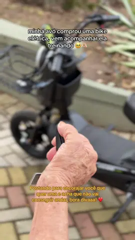 com força de vontade e determinação você consegue sua liberdade!  #scooter #scootereletrica #bikeeletrica #idosos #tricicloeletrico 