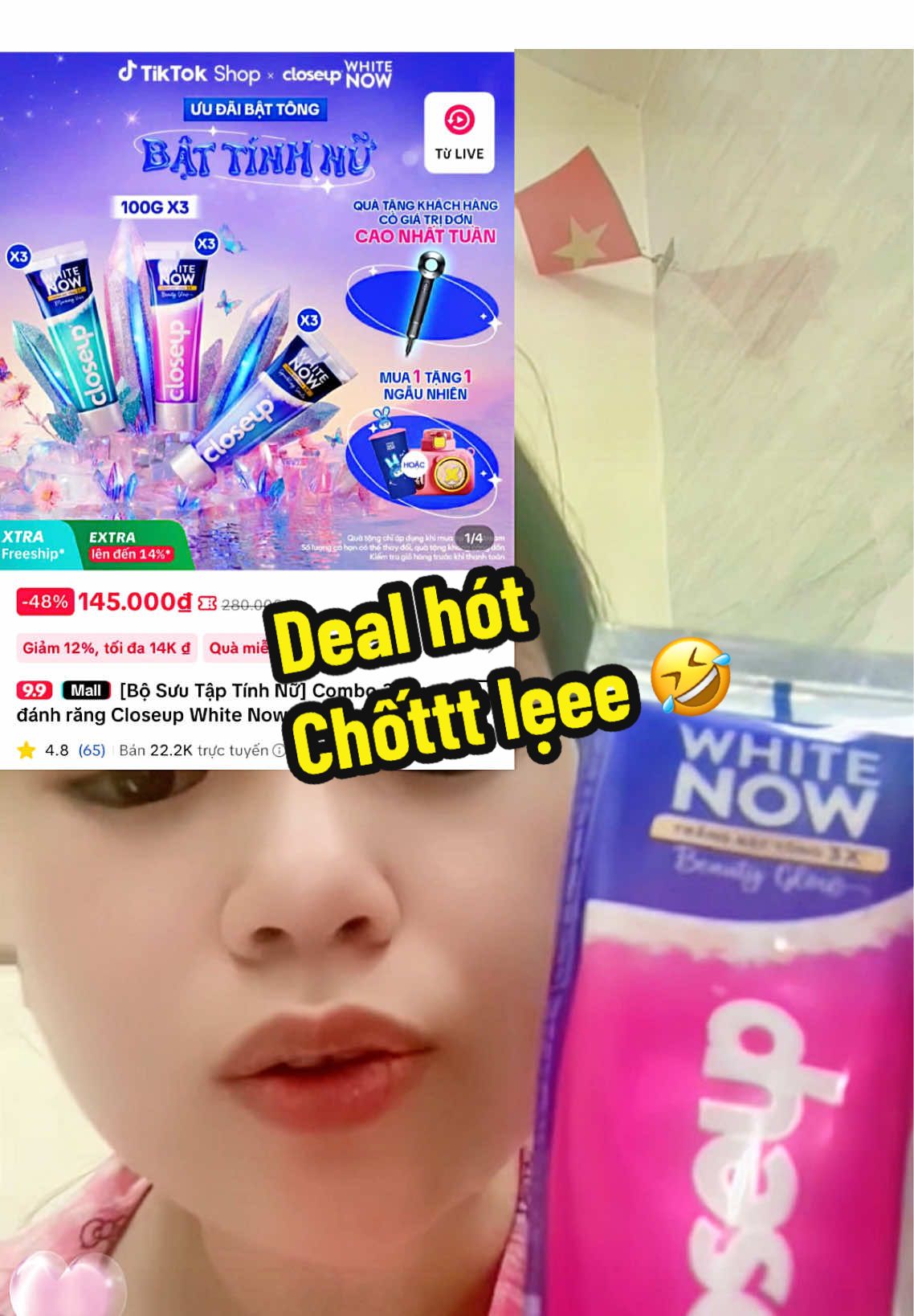 Kem đánh răng close up white now phiên bản tính nữ bạn đã thử chưa? #closeupVN #TínhNữ #Trangbattong3x #HợpTáccùngUnilever #unilever 
