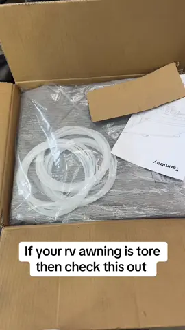 I was scared to even see how expensive it would be to I found this company #rvawning #rvlife #rv #rvawningfabric #camper 