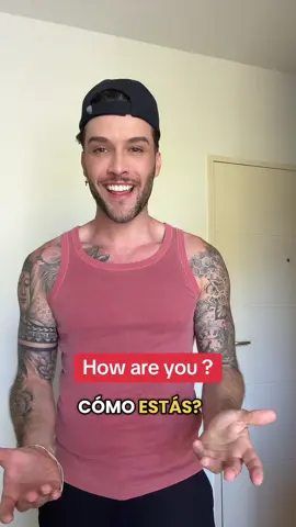 How are you today/ Cómo estás hoy ?😎 🎶✨ #learn #aprender #english #spanish 