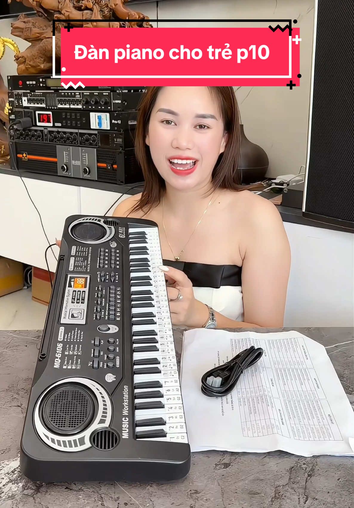 Đàn piano dành cho các bé tập chơi #hangmen96 #danpianokemmic #danpianochobe 