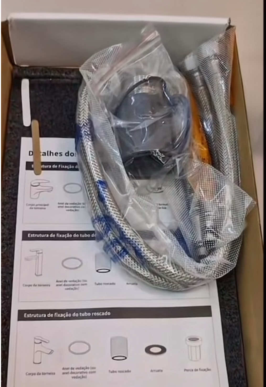 9.9 Torneira de alta qualidade Heemli, fácil de instalar, com mangueira incluída, regulação de água quente e fria, economia de água e prevenção de respingos, longa vida#tiktokshopbrazil 