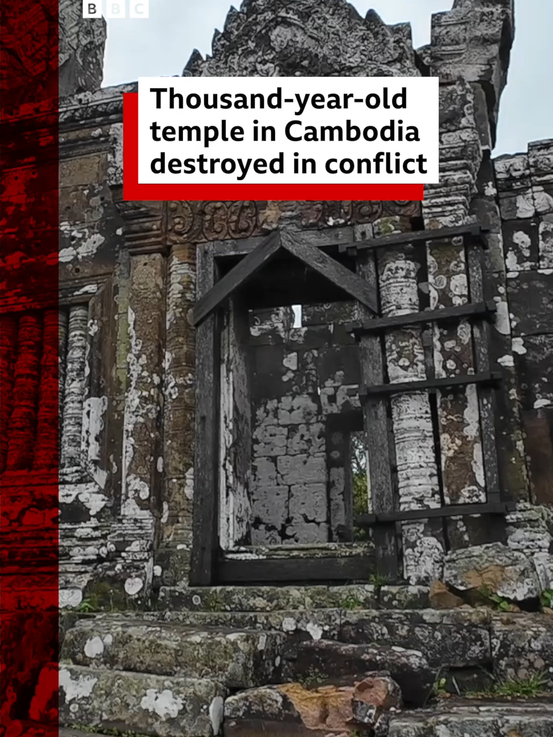 In border areas of Cambodia, people have been caught in the middle of five days of shelling and bombing. #Cambodia #Thailand #Asia #SEAsia #BBCNews
