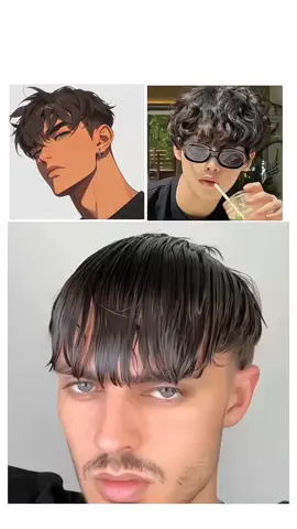 Fluffy hairstyle ✨🦋 - pt.2 #fluffy #hairstyle #tutorials #lookmaxxing #trending 
