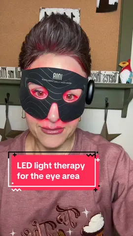 LED mask for the delicate eye area #ledtherapy #skincare #antiagingskincare #facialtreatment #skincareroutine @INIA Official 