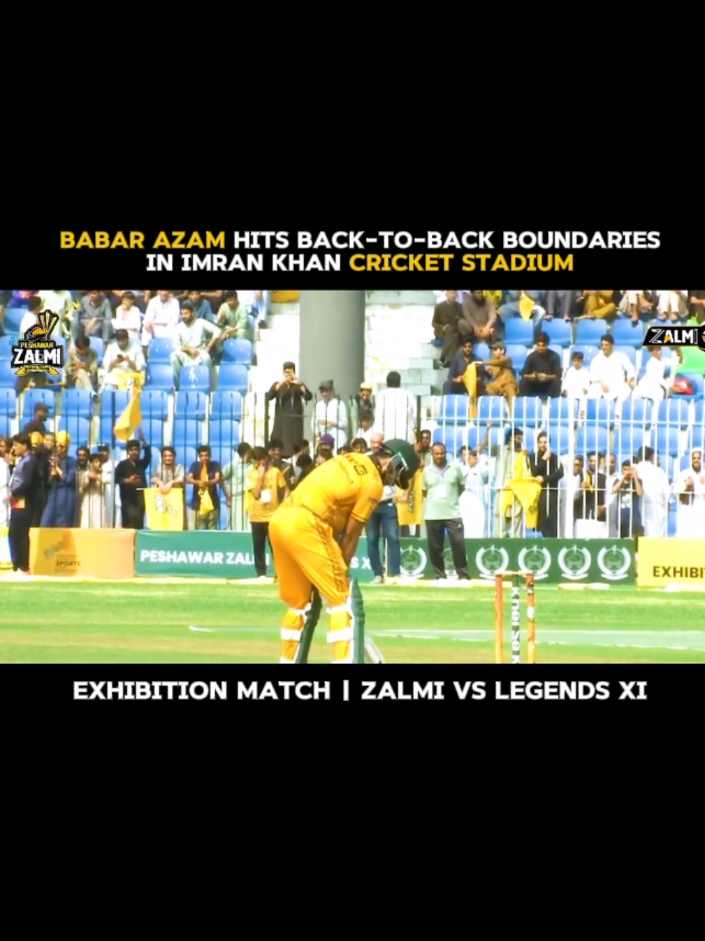 Babar Azam hits back-to-back boundaries | Zalmi vs Legends XI | Exhibition Match | Zalmi TV  #BabarAzam #ExhibitionMatch #Batting #ShoaibAkhtar #FloodRelief #ZalmiTV