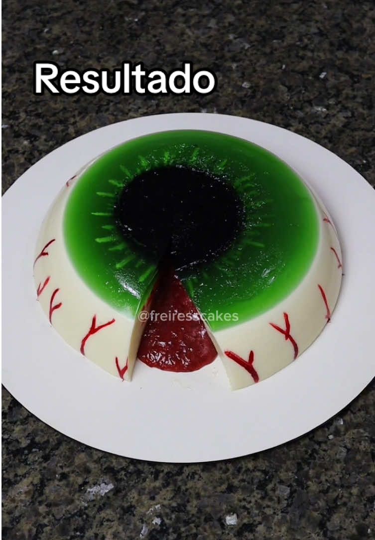 Respondendo a @Carla Cristina olho gigante de gelatina Halloween parte 2