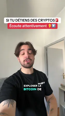 Si tu détiens des cryptos écoute attentivement ! #crypto #cryptomonnaie 