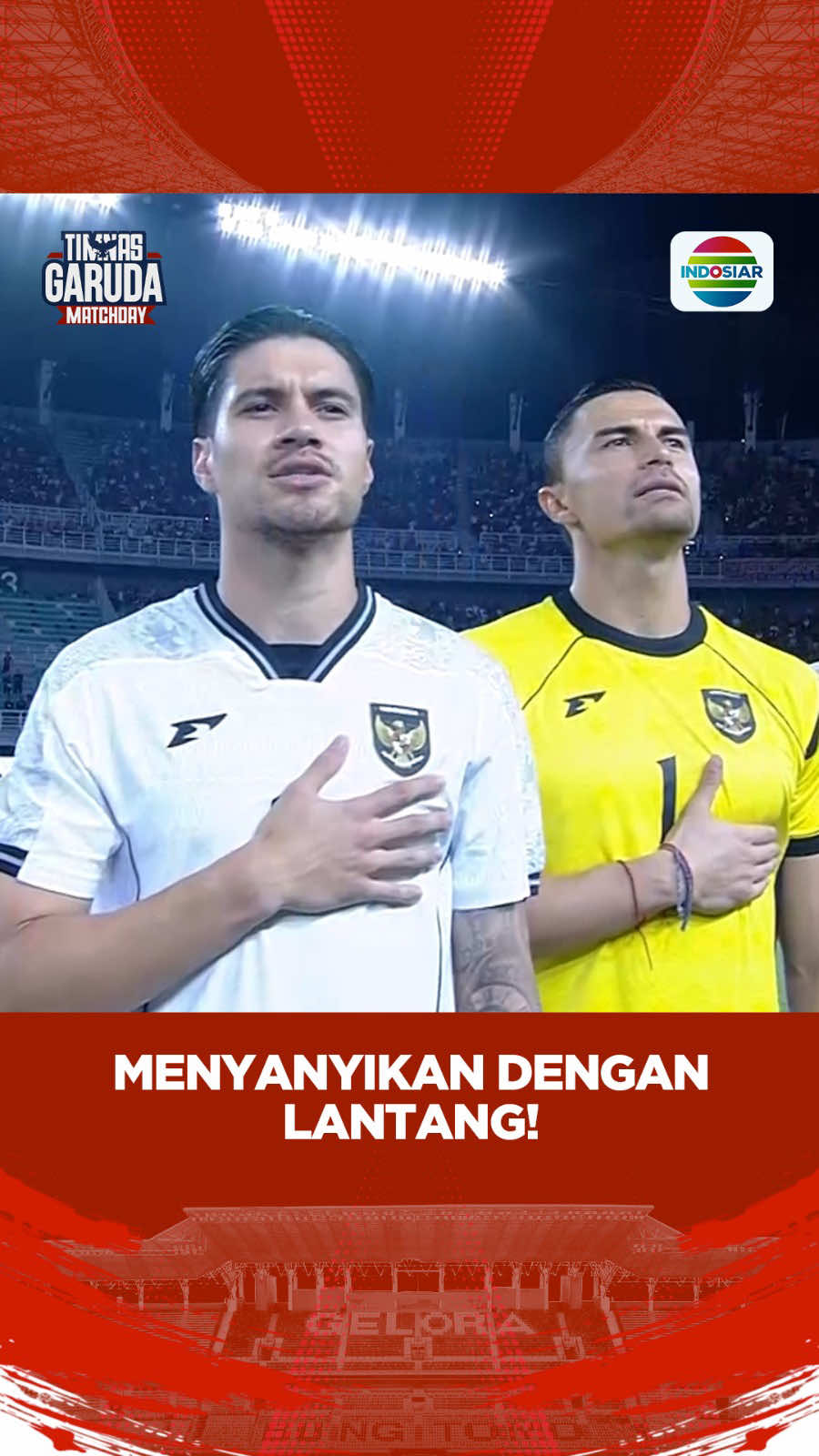 Suku manapun, Agama apapun, Tinggal di daerah manapun. Kita semua satu, INDONESIA!🇮🇩❤️‍🔥 Nyanyikan dengan lantang INDONESIA RAYA!🔴⚪️ #TimnasIndonesia #IndosiarSports #IndosiarRumahSepakbolaIndonesia #TimnasGarudaMatchday