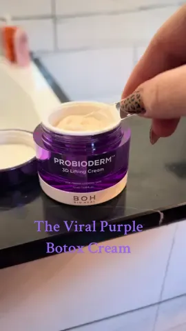 Botox in a bottle not kidding 🔥💜#biohealboh #purplebotox #purplebotoxcream #snatchedskin #botoxalternative @BIOHEAL BOH 