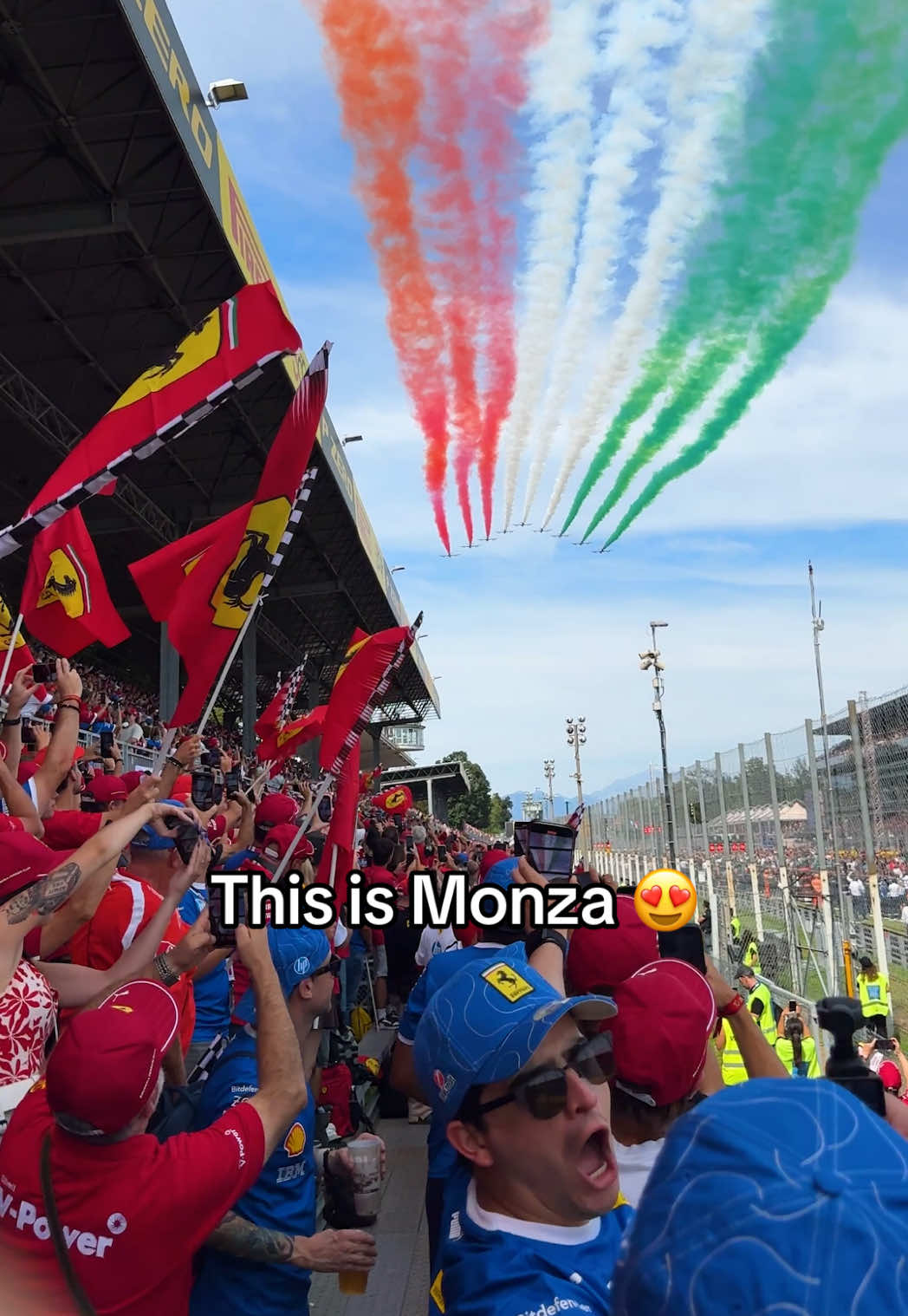 thanks for another incredible year tifosi ❤️#f1 #italiangp #italy #sports #ferrari 