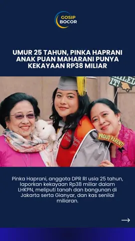 Anggota DPR RI termuda, Pinka Haprani (25), laporkan harta Rp38 miliar—dengan aset properti bernilai miliaran dan kas tunai signifikan. Fokusnya kini pada isu anak, perempuan, dan disabilitas di parlemen. Kisah ini menarik banyak perhatian—apa tanggapanmu tentang publik figur seumuran ini membukukan kekayaan besar? #politikmuda #asetpublik #LHKPN 