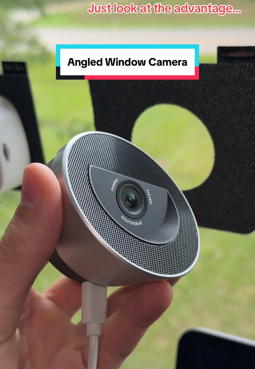 The new camera angle is SO much better. Make sure your home security covers the perimeter of your home. These angled window cameras are the best option right now! #securitycamera #homesecurity #windowcamera 