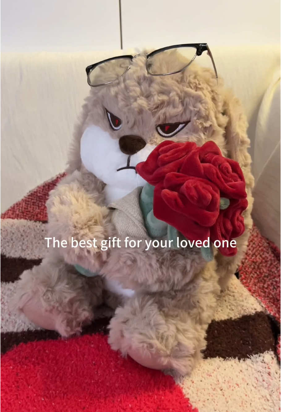 I like the cute rose rabbit#zeio #plushie #giftideas #rabbit #getreadyforfashionweek #lamb #musthave #bunny #viral #tiktok #rose #giftguide #toys #trending #dolls 