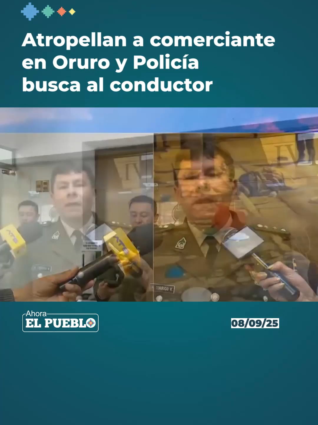 🚨 Una adulta mayor que trabajaba en el comercio informal perdió la vida tras ser atropellada en la calle Adolfo Mier de Oruro. El Comando Departamental de la Policía informó que avanza en la identificación del vehículo y del conductor responsables. Video: BTV #Oruro #FELCC #noticiastiktok #ahoraelpueblo🗞