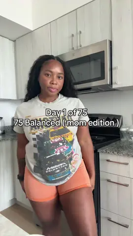 Day 1 of 75 Balanced ✨ — my way of staying consistent without the pressure of starting over. The rules are simple: 💪🏾 2 workouts a day (1 strength + 1 movement, indoor or outdoor) 🥗 protein at every meal, water, keep sugar low 🧘🏾‍♀️ 10 min of reading or journaling 📸 track the journey daily ✨ no restarts — just keep going This isn’t about perfect. It’s about balance. Progress. Mom life in real time. 🌸  Are you joining me ? #75BalancedChallenge #PostpartumFitnessJourney #MomLifeFitness #DailyWorkoutChallenge #ConsistencyOverPerfection