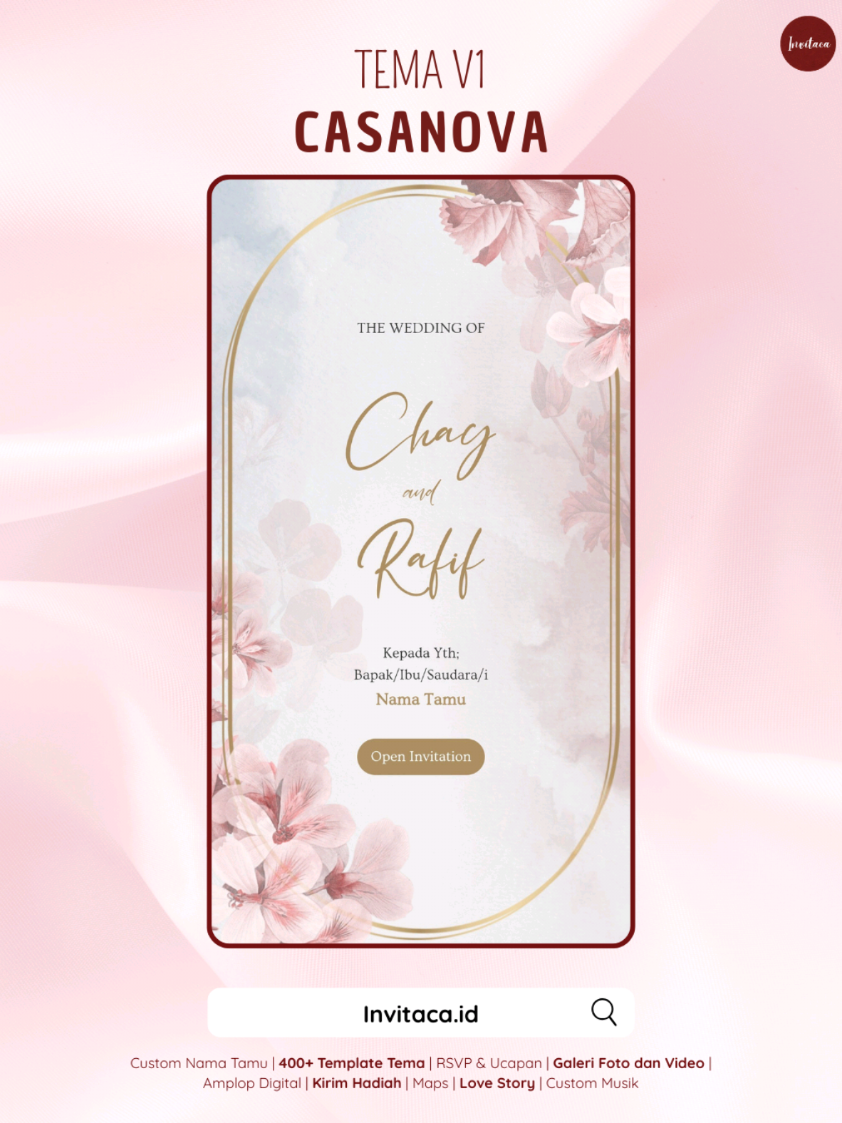 Setiap undangan adalah cerminan cinta. Biar lebih personal & modern, undangan digital bisa jadi pilihan terbaikmu ✨ #undangandigital #undangandigitalwebsite #undanganwebsitemurah #fypp #xcyzba 