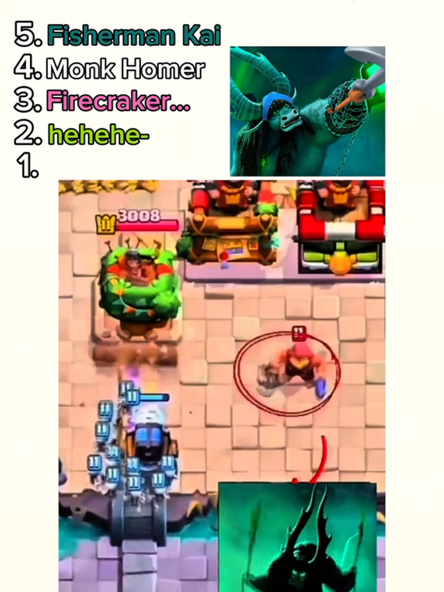 Top 5 memes clash royale  #clashroyale #foryoupage #viral #funny #memes 