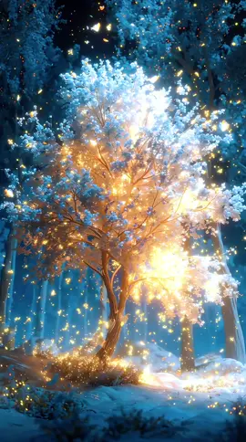 Legend has it that anyone who sees the golden tree will have good luck. #Aesthetic #livewallpaper #dream #goldentree #goodluck 