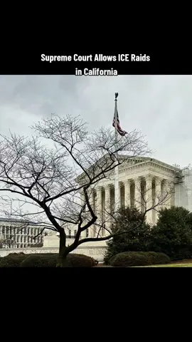 In a 6–3 decision, the Supreme Court sided with the Trump administration, allowing ICE to resume aggressive immigration raids in California.  Justice Sonia Sotomayor dissented, warning against targeting people who “look Latino” or speak Spanish. #SupremeCourt #ICE #California #Immigration #Raids 