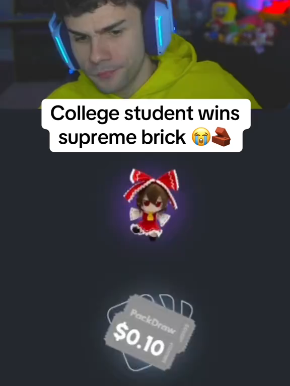College student wins supreme brick #fyp #epic #kick #packdraw