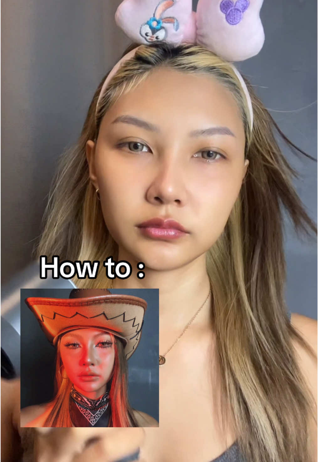 ฮาวทูลุคสาว cow girl 🤎🐮 #cowgirl #trend #cowgirlmakeup #makeuptutorial #fyp 