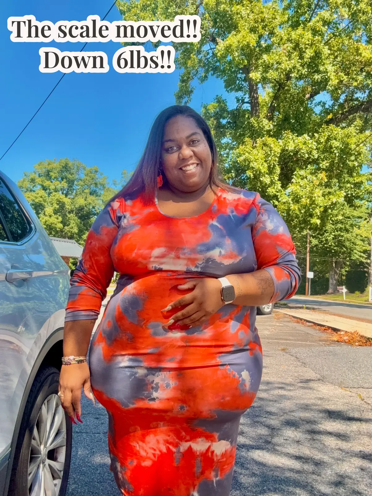 My weight has been fluctuating so bad lately. To the point I was disgusted. I went through a change in switching my GLP1 and hunny, it was so jacked up. I was over it. However, I stepped on the scale and to my surprise I was 6lbs down from my  the last weigh in. Sept 3rd I was at 390. This morning I was 384. I’ll take that. Let’s see what happens in Wednesday when I weigh in because that’s shot day! I’m on 5mg of Mounjaro. Actually this is my last week on the 5. Fingers crossed. #myjourney #weightloss #glp1 #bodypositivity #fyp 