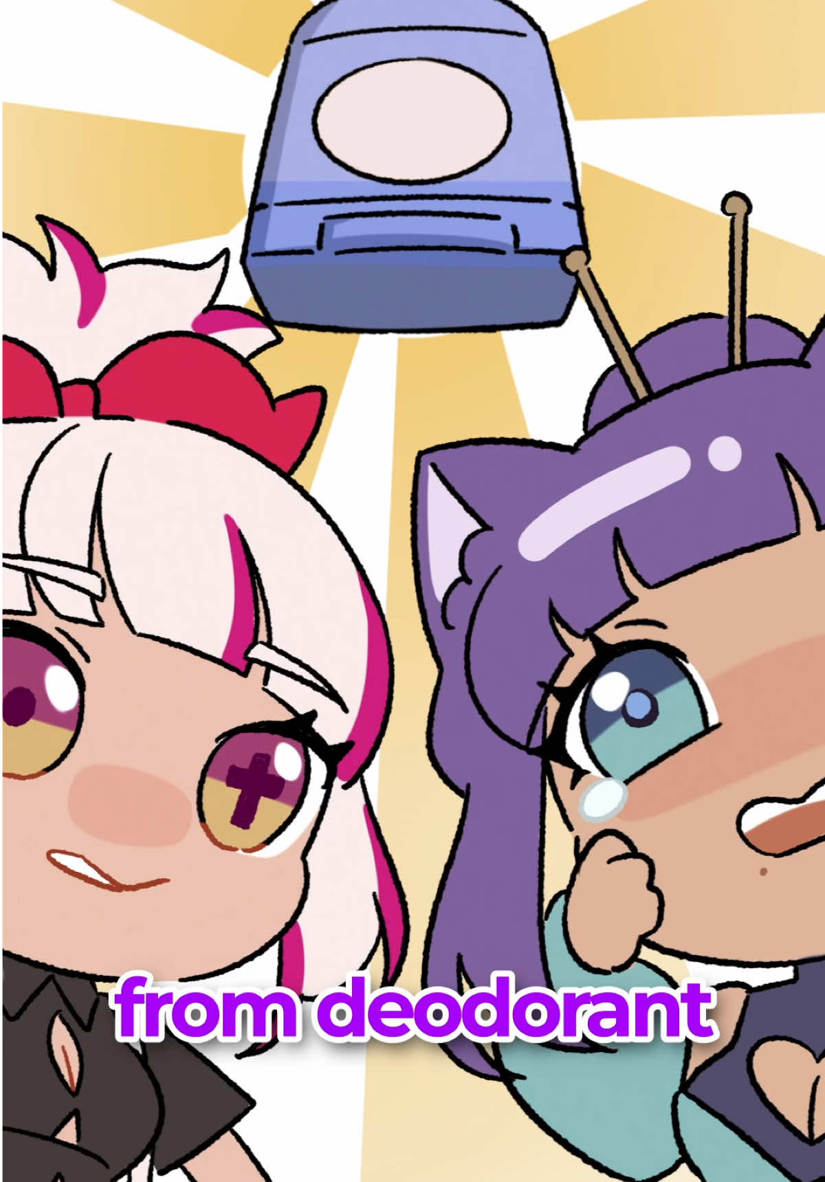 Deodorant for Vtuber fans  #vtuber #envtuber #animation #vtuberclips @ChaCha ☕️💟 