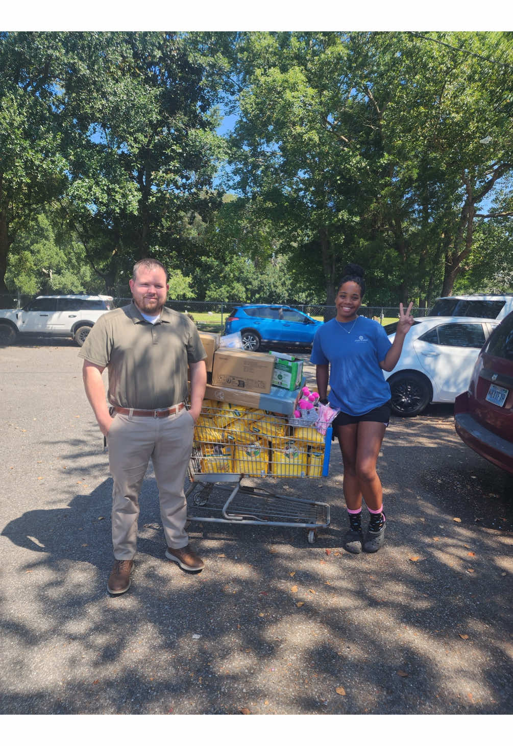 Thank You !! Not only did you bless Marcie Ann & Her Crew but the animal shelter that helped save her life !!🩷🐾🐶 #rescuedog #dogsoftiktok #viral #dogs #fyp 