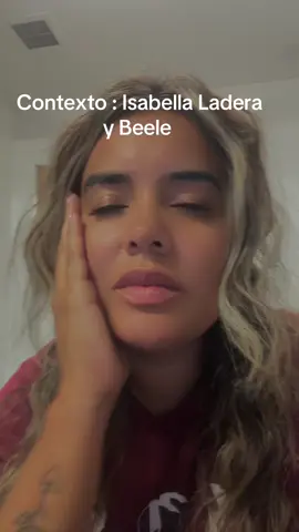 Creo Que es mas grande la polémica, no me avía metido en las redes y lo primero que me sale #isabellaladera #beele #videofiltrado #fyp 