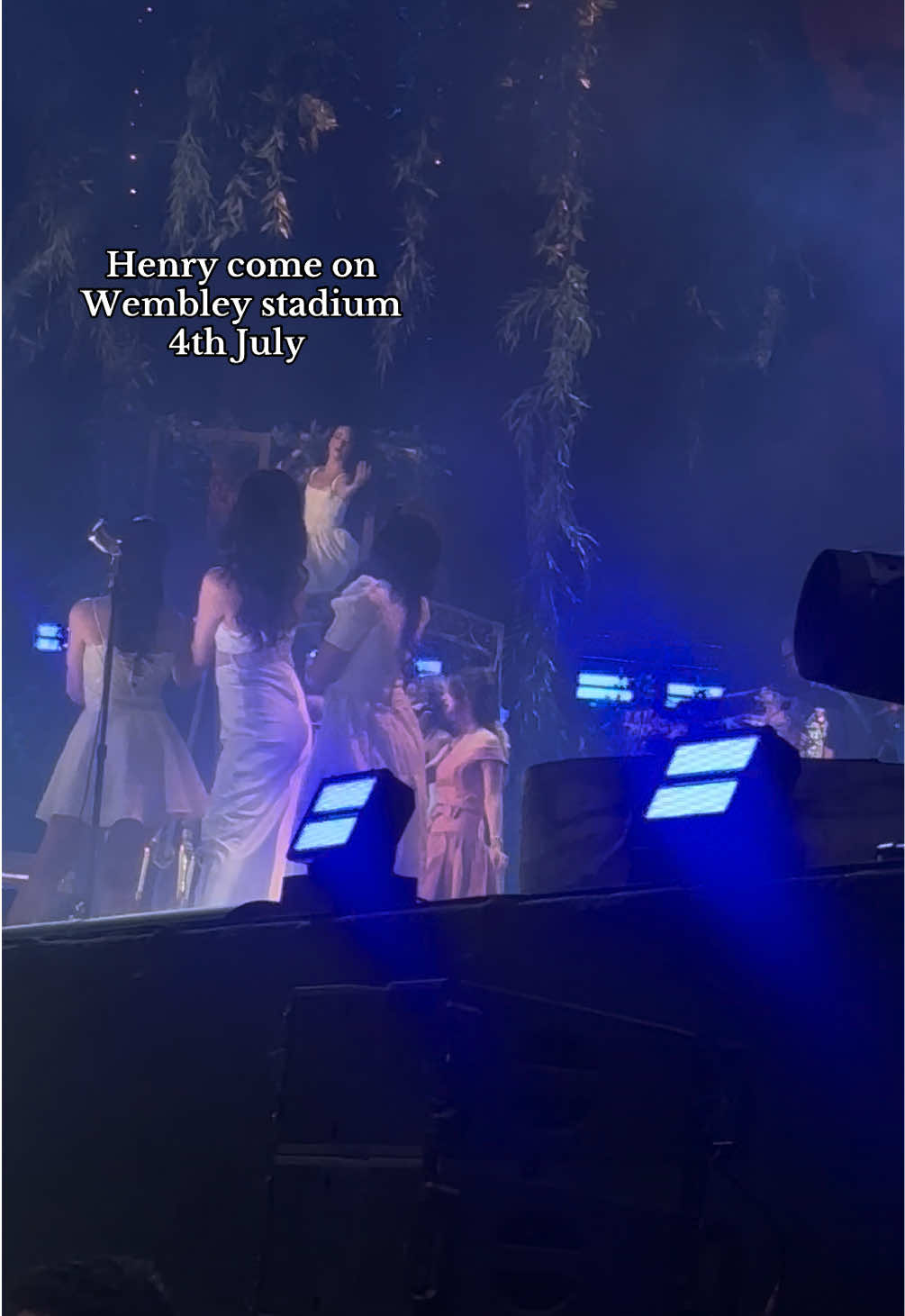 Henry Come On live at Wembley Stadium on the 4th Of July 2025. #lanadelrey  #wembley #concerts #fyp #lanadelreylive 