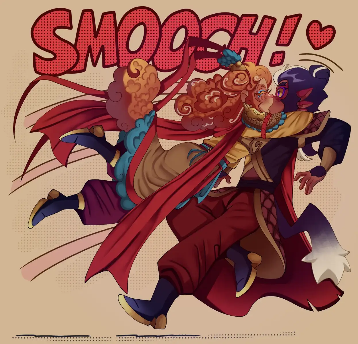 I will draw more of them, I love them too much  #shadowpeach #macaque #sunwukong #monkiekid #fyp 