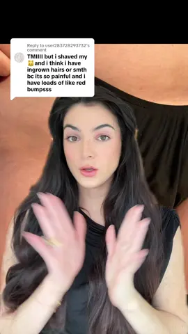 Replying to @user283728293732 #greenscreen if you just shaved and now you have loads of red bumps and ingrown hairs this is how you can clear them up!  #shaving #bodycare #beautytips 