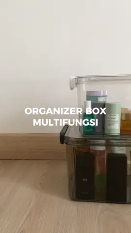 Satu kotak, banyak fungsi ✨ Mau jadi tempat skincare, alat tulis, aksesoris, sampai peralatan kecil di rumah… semua bisa rapi dengan box organizer serbaguna ini. Nggak cuma bikin meja rapi, tapi juga bikin hidup lebih simpel!  #Multifungsi #OrganizerBox #TecHouseware