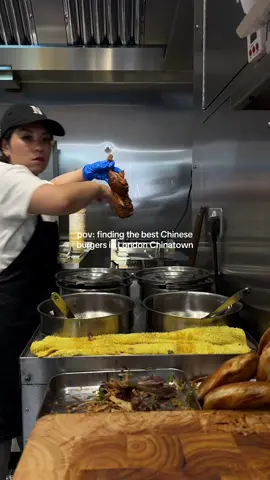 One of the best things you can find in London Chinatown is our Chinese Pastry Burgers! Hugely popular back home in China, these are freshly baked pastries served with your choice of braised beef, traditional pork, or crispy duck. We make them daily at our little shop in the wall on Shaftesbury Avenue, just around the corner from our Kung Fu Noodle branch. We’ve kept them affordable so you can always enjoy more than one — and the good news is they’re coming to Manchester Chinatown very soon! #kungfuburgers #chineseburgers #londonchinatown #fyp #burgers 
