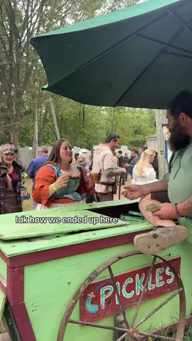 Pickle guy didn’t hold out #rennaissance #rennaissancefestival 