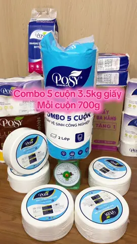 Combo 5 cuộn 3.5kg giấy #giayvesinh #xuhuongtiktok #giayposy 
