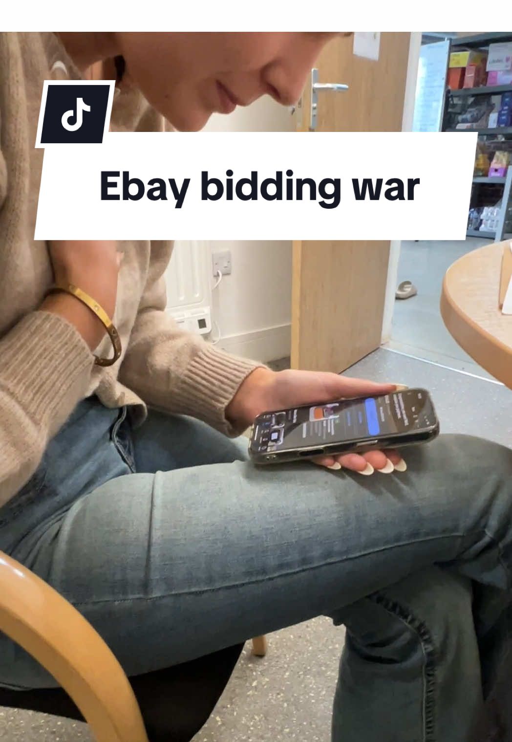 Ebay bidding wars are not for the weak! The way I was shaking you would think it was something actually important.😭 #ebay #dysonairwrap 