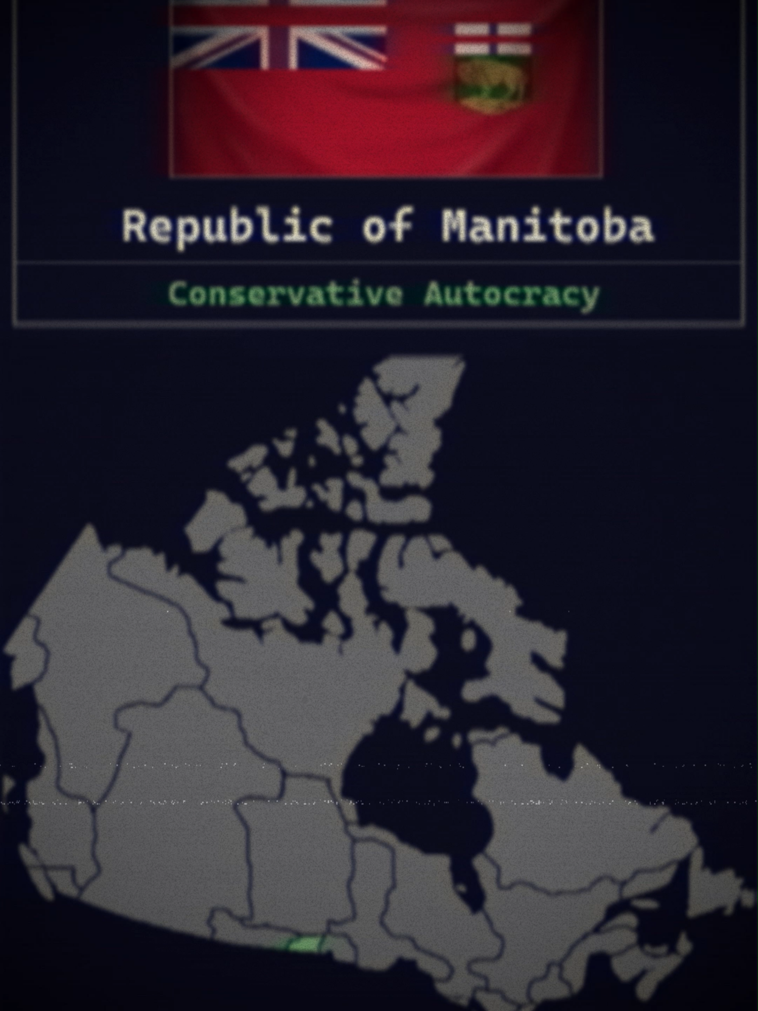 (12/19) Canadian Civil War: Republic of Manitoba #fyp #mapping #hoi4 #civilwar #canada