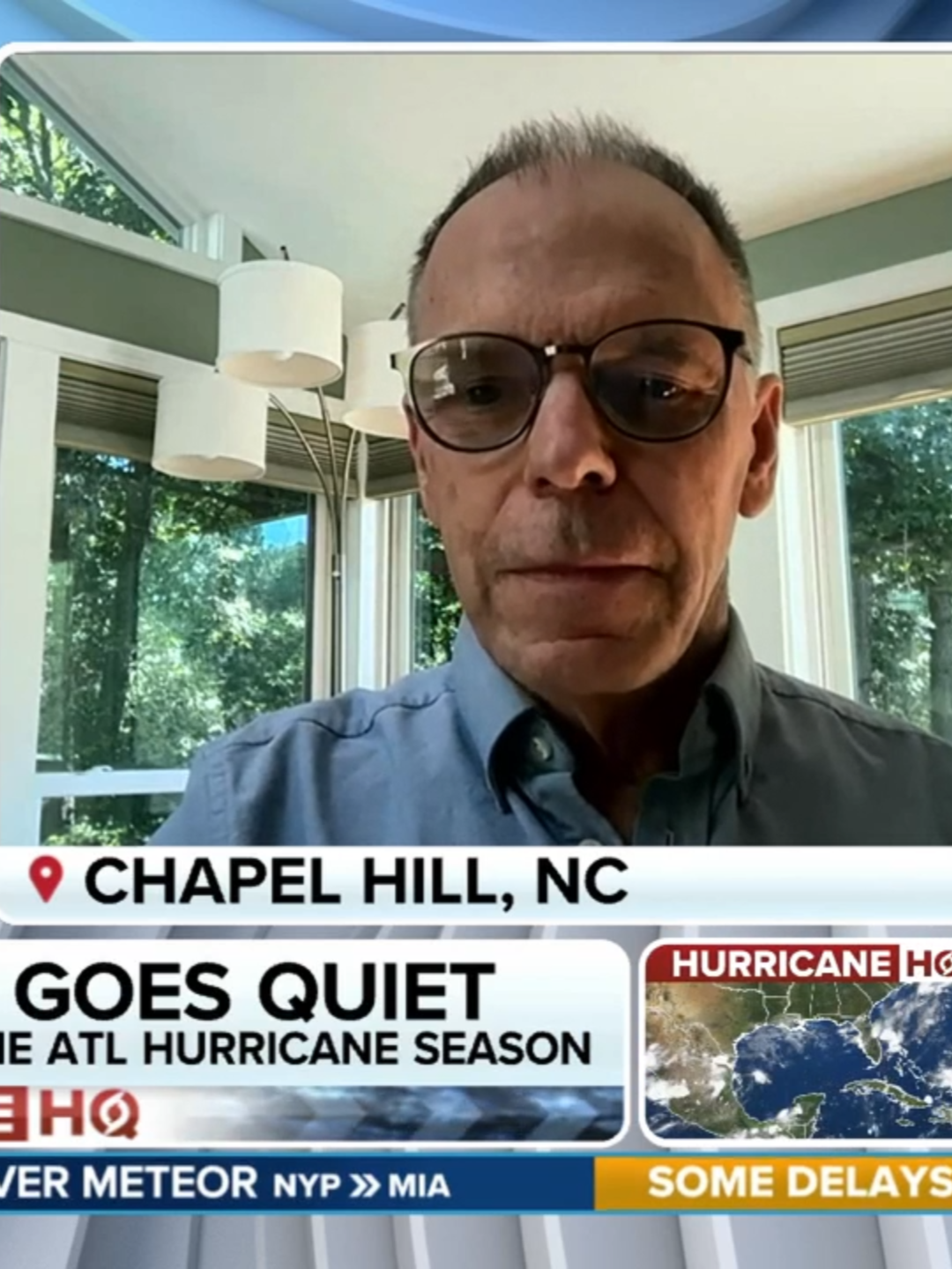 UNC Professor Charles Konrad joins FOX Weather to discuss the recent quiet activity in the Atlantic Basin amid the peak of hurricane season. #hurricanes #HurricaneSeason #extremeweather #UNC #FoxWeather