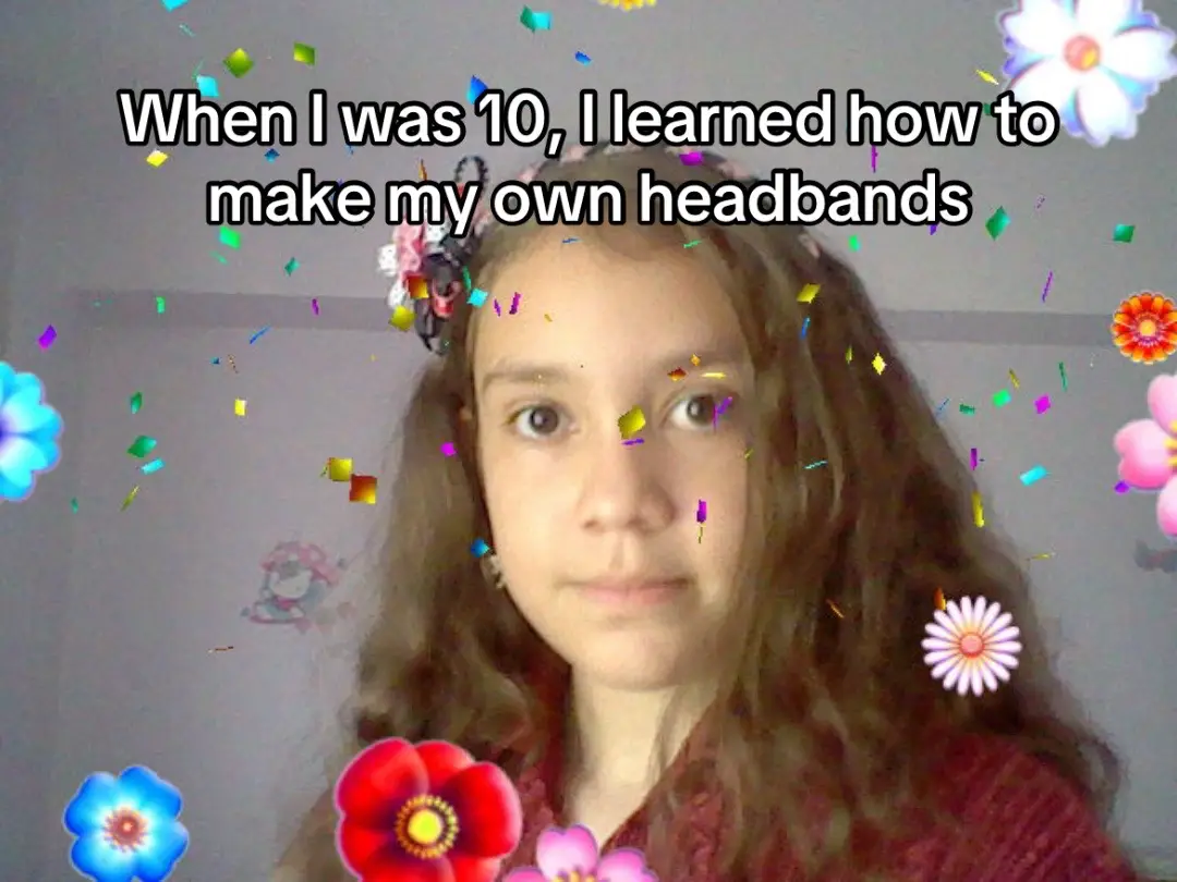 I learned how to make headbands for fun at 10, but at 24 it has become a much more fulfilling hobby and business! #headbands #hairaccessories #handmadeheadbands #etsysmallbusinesss #fyp 