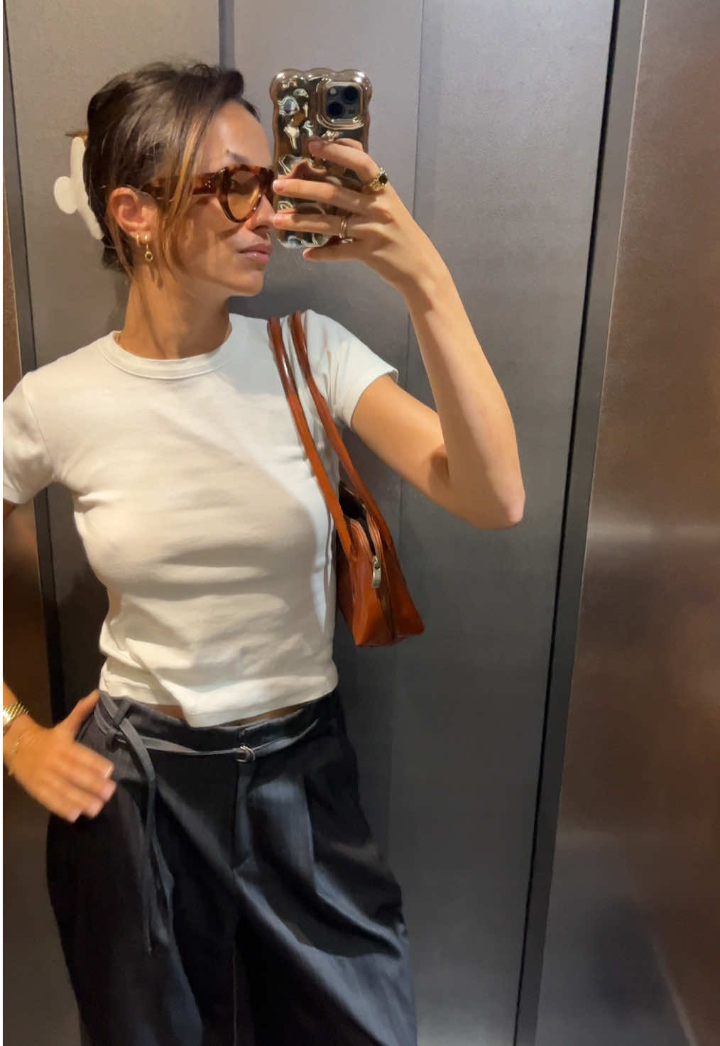 dress code is always overdressed . #septemberfits #fallfits #outfitinspo #mirroroutfit 