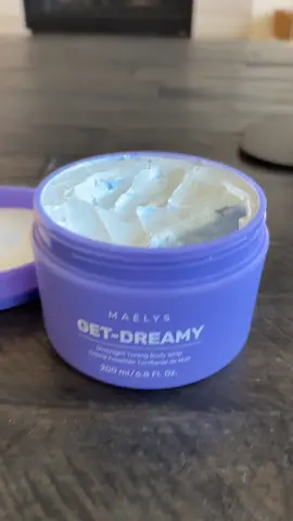 I know people going through multiple tubs of this stuff so I finally had to try it.  Can’t wait to see how it does! #maelys #maelysovernightbodywhip #skincare #tiktokshopcreatorpicks #ttsbeautybesties 
