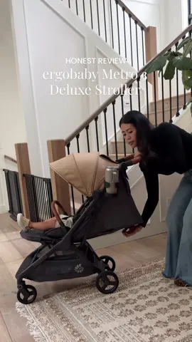 Travel strollers typically mean you have to give up comfort, storage, or both. Not this one. The @Ergobaby Metro 3 Deluxe folds down small enough to take anywhere, but somehow still fits my giant diaper bag, snacks for days, and a stroller nap setup Atlas actually approves of. Add in the cushioned adjustable handlebar (my wrists say thank you), the big canopy, and the smooth ride, and suddenly errands and trips don’t feel like such a workout! #travelstroller #strollerreview 